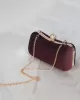 Vintage Solid Color Velvet Hand Bag