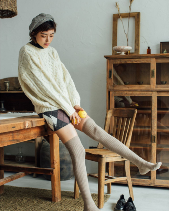 Autumn winter Cotton Knee-high stockings