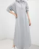 Simple Loose 2 Colors Long Dress