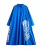 Asymmetric Buttoned Pleated Printed Split-Joint A-Line Long Sleeves Lapel Shirt Dress Midi Dresses