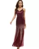 Evening Wrap Embroidered Solid Color V-Neck Maxi Dress