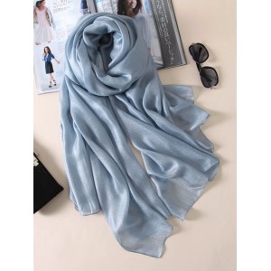 Keep Warm Solid Color Sun protection Wrap Scarf