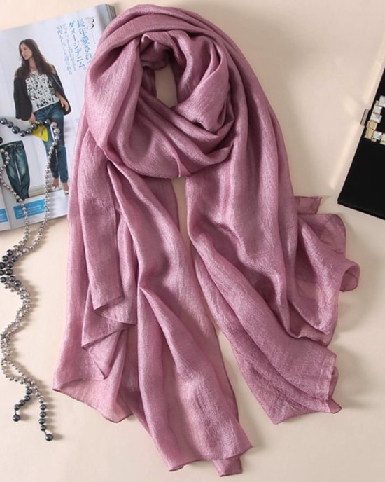 Keep Warm Solid Color Sun protection Wrap Scarf