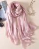 Keep Warm Solid Color Sun protection Wrap Scarf