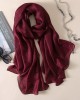 Keep Warm Solid Color Sun protection Wrap Scarf