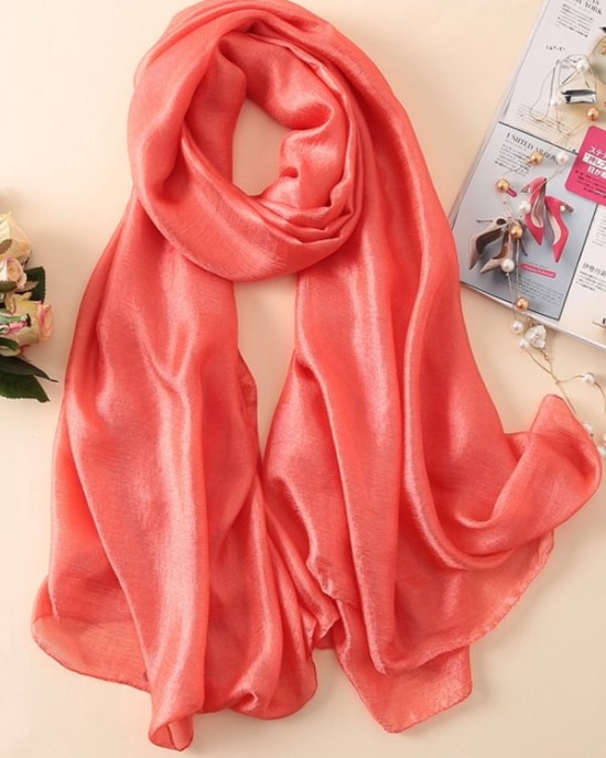 Keep Warm Solid Color Sun protection Wrap Scarf