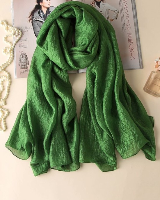 Keep Warm Solid Color Sun protection Wrap Scarf