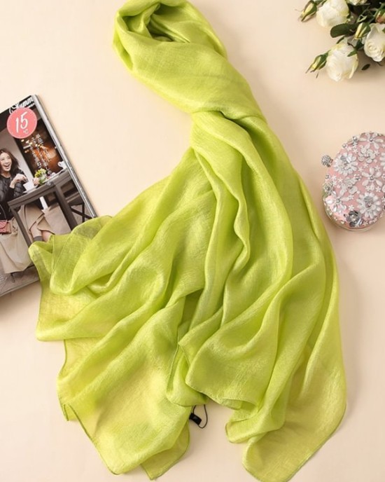 Keep Warm Solid Color Sun protection Wrap Scarf