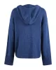 Buttoned Hooded Solid Color Wrap Cardigan