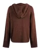 Buttoned Hooded Solid Color Wrap Cardigan