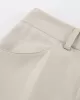 Pockets Solid Color Split-Front Zipper Skinny Wrap Skirts Bottoms Pockets Solid Color Split-Front Zipper Skinny Wrap Skirts Bottoms
