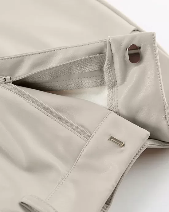 Pockets Solid Color Split-Front Zipper Skinny Wrap Skirts Bottoms Pockets Solid Color Split-Front Zipper Skinny Wrap Skirts Bottoms