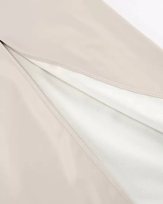 Pockets Solid Color Split-Front Zipper Skinny Wrap Skirts Bottoms Pockets Solid Color Split-Front Zipper Skinny Wrap Skirts Bottoms