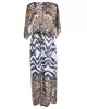 Chiffon Leopard&Zebra Short Sleeve Loose Cardigan Cover-Up Swimwear