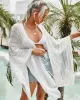 Shawl Long Sleeves Cover-Ups Swimsuit