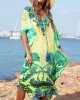 Printed Beach Vacation Cover-up