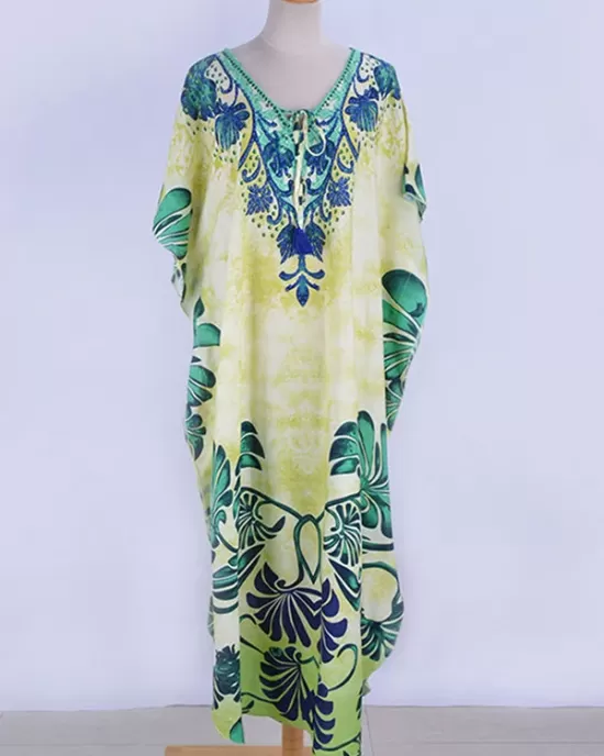 Printed Beach Vacation Cover-up