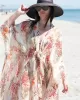 Chiffon Printed Loose Thin Cardigan Vacation Cover-Up Swimwear