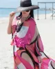 Chiffon Printed Loose Thin Cardigan Vacation Cover-Up Swimwear