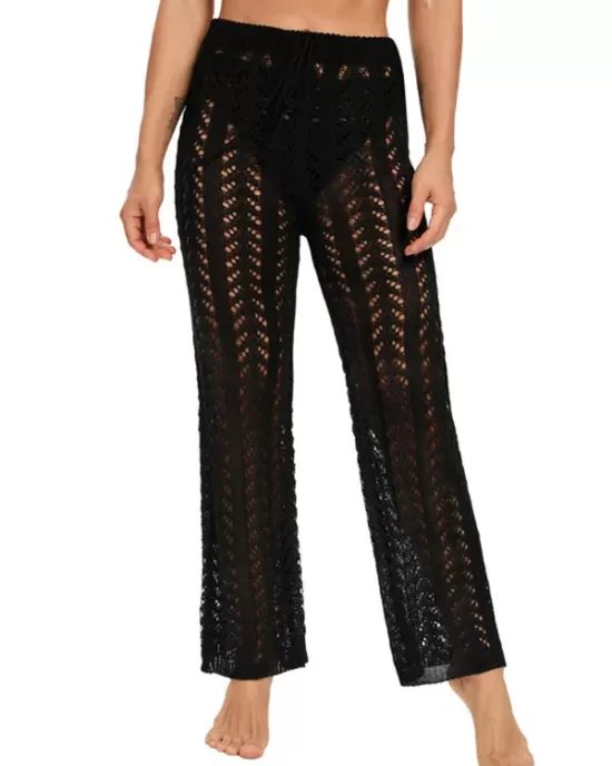 Sexy Crochetgo Hollow Beach Trousers Cover-Ups