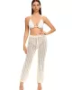 Sexy Crochetgo Hollow Beach Trousers Cover-Ups