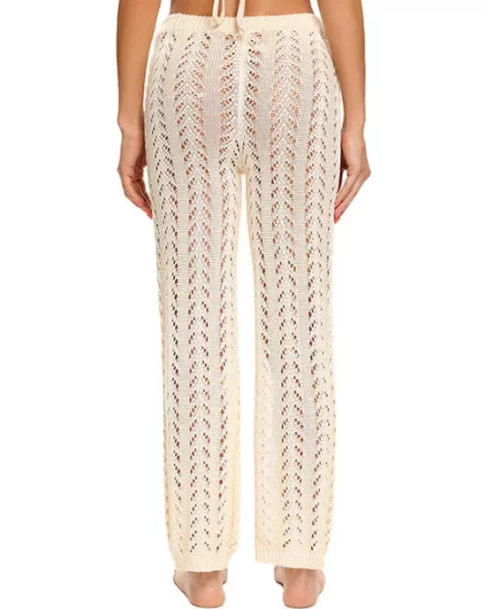 Sexy Crochetgo Hollow Beach Trousers Cover-Ups