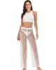 Sexy See-Through Crochetgo Hollow Beach Trousers Cover-Ups