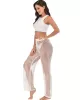 Sexy See-Through Crochetgo Hollow Beach Trousers Cover-Ups