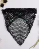 Knitted Hollow Sexy Triangle Scarf Shawl Cover-Up Swimwear