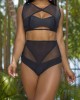 See-Through Chiffon Split-Joint Hollow Split Bikini Swimsuit See-Through Chiffon Split-Joint Hollow Split Bikini Swimsuit