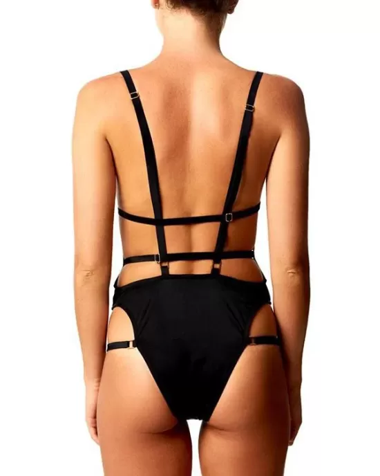 Backless Bandage One-Piece Swimwear Backless Bandage One-Piece Swimwear