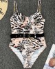 Gorgeous Embellished Underwired Belted One-Piece Swimwear