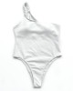 One-Shoulder Simple One-Piece Swimwear One-Shoulder Simple One-Piece Swimwear