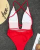 Padded Sleeveless Backless Belted Hollow Solid Color Woven Deep V-Neck One-Piece Swimwear Padded Sleeveless Backless Belted Hollow Solid Color Woven Deep V-Neck One-Piece Swimwear