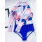 Abstract Printed Long Sleeve Wetsuit