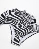 Zebra Stripes Long Sleeve One-Piece Wetsuits Zebra Stripes Long Sleeve One-Piece Wetsuits