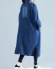 Original Lapel Long Sleeve Denim Outerwear&Trench