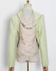 Backless Chains Long Sleeves Notched Collar Outerwear Blazer