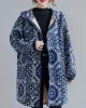 Vintage Ramie Cotton Printing Outerwear&Coat