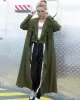 Light Loose Solid Trench Coat