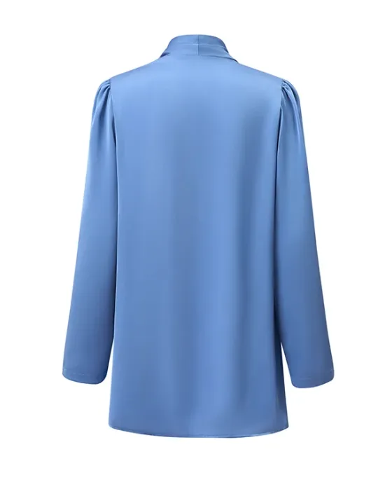 Solid Color Long Sleeves Loose Collarless Outerwear