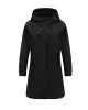 Buttoned Drawstring Elasticity Hooded Pockets Split-Back Waterproof Long Sleeves Loose High-Neck Trench Coats