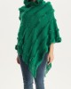 Hooded Keep Warm Solid Color Tasseled Shawl&Cloak Cape