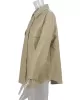 Buttoned Pockets Long Sleeves Loose Lapel Outerwear Jackets