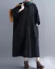 Loose Hooded Trench Long Coat