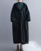 Loose Hooded Trench Long Coat