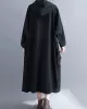 Loose Hooded Trench Long Coat