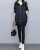 Casual Loose 4 Colors Pleated Zipper Hooded Long Sleeves Outwear