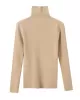 Simple Skinny Long Sleeves Solid Color High-Neck Pullovers