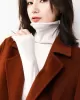 Casual Skinny Long Sleeves Solid Color Heaps Collar Sweater Tops Pullovers